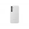 Maciņa maciņš Samsung Galaxy S24 balts 6,2 collas 1 kartes kabatiņa