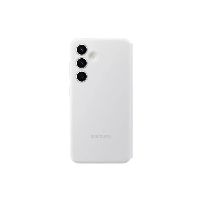 Maciņa maciņš Samsung Galaxy S24 balts 6,2 collas 1 kartes kabatiņa
