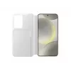 Maciņa maciņš Samsung Galaxy S24 balts 6,2 collas 1 kartes kabatiņa
