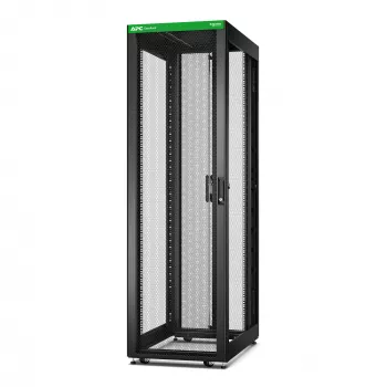 APC Easy Rack, 42U, Melns, Ar Jumtu, Riteņiem, Kājām, 4 Kronšteiniem un Apakšu, Bez Sānu Paneļiem, 1991H x 600W x 1000D mm