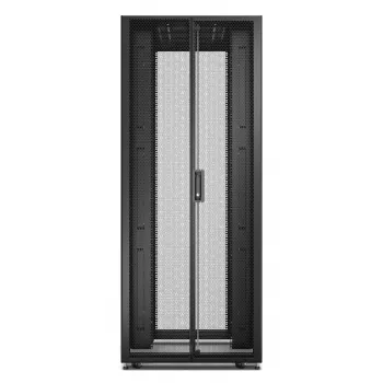 APC Easy Rack, 42U, melns, ar jumtu, riteņiem, kājām, 4 kronšteiniem un apakšu, bez sānu paneļiem, 1991A x 800P x 1200D mm