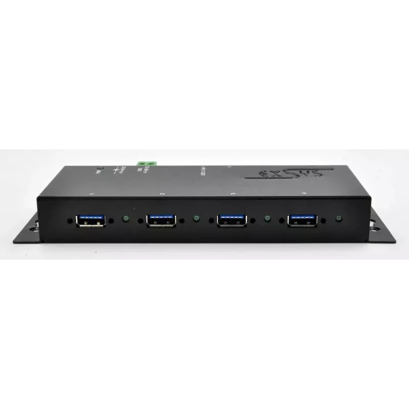 EXSYS EX-1183HMVS-2 USB centrmezgls 3.2 Gen 1 Type-B 5000 Mbit/s Melns