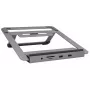 Laptop statīvs EXSYS EX-1223HM Sudraba USB 3.2 Gen 1 100W