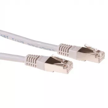ACT pelēks 5 metru LSZH SFTP CAT6 komutācijas kabelis ar RJ45 savienotājiem