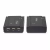 StarTech.com DisplayPort KVM pagarinātājs pa optisko šķiedru, 4K 60Hz, konsoles pagarinātāja komplekts, līdz 984 pēdām/300 m (daudzrežīmu) ar iepriekš uzstādītiem SFP+ moduļiem, 3x USB HID