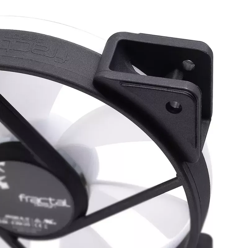 Ventilators Fractal Design Prisma AL-12 12 cm Melns Balts