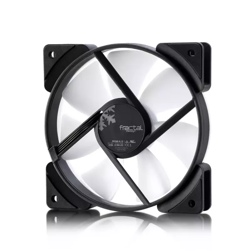Ventilators Fractal Design Prisma AL-12 12 cm Melns Balts