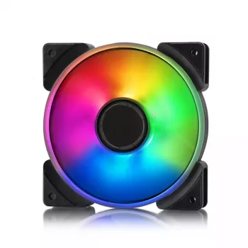 Ventilators Fractal Design Prisma AL-12 12 cm Melns Balts