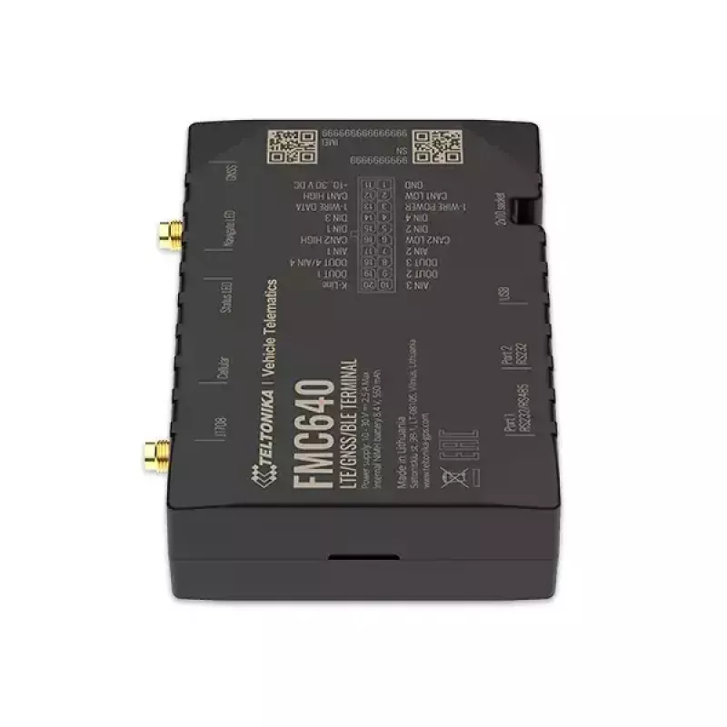 GPS izsekotājs Teltonika FMC640 Auto Melns
