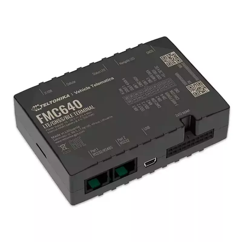 GPS izsekotājs Teltonika FMC640 Auto Melns