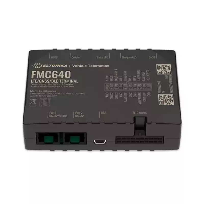 GPS izsekotājs Teltonika FMC640 Auto Melns