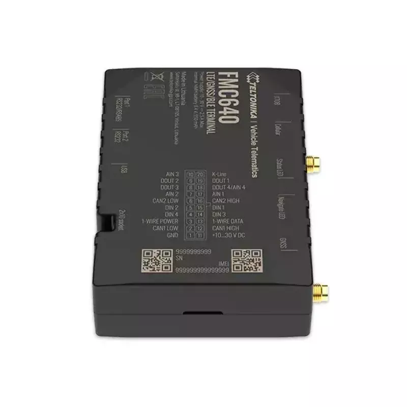 GPS izsekotājs Teltonika FMC640 Auto Melns