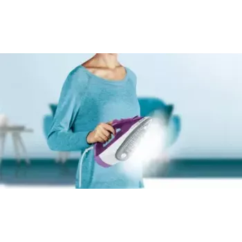 Tefal FV2836 Dry & Steam gludeklis keramikas zole 2400 W violeta, balta