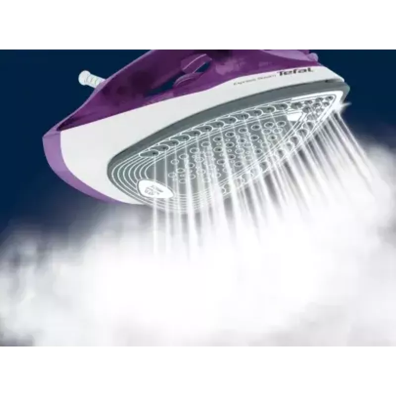 Tefal FV2836 Dry & Steam gludeklis keramikas zole 2400 W violeta, balta