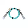 InfiniBand/optiskās šķiedras kabelis BlueOptics GB17M4Y-BO QSFP AOC 10 m Aqua