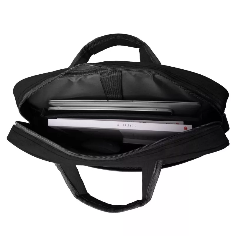 eSTUFF GLB201550 portatīvā datora soma 40,6 cm (16 collas) somiņa ar augšējo ielādi melna