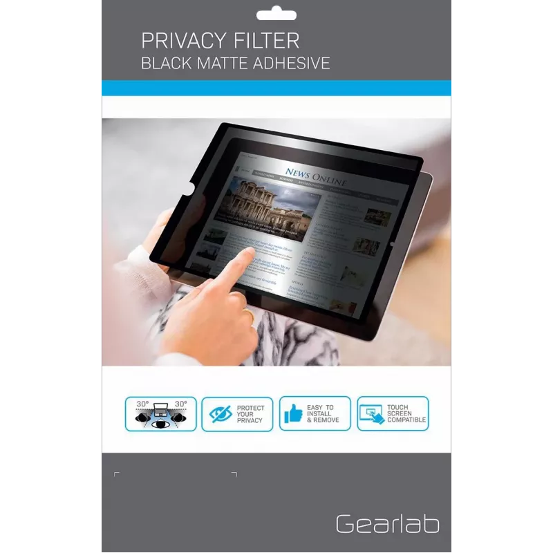 eSTUFF GLBW13305213 ekrāna privātuma filtrs 34,3 cm (13,5 collas) klēpjdatoram, bezrāmja ekrāna privātuma filtrs