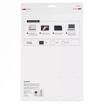 eSTUFF GLBW14326208 displeja privātuma filtrs 35,6 cm (14 collu) klēpjdatoram, bezrāmja displeja privātuma filtrs