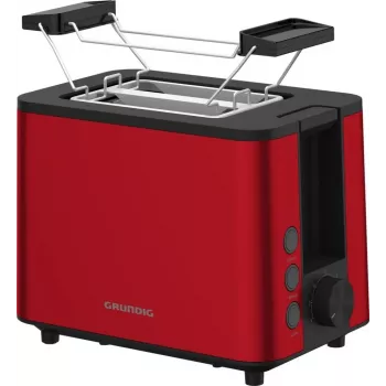 Grundig TA 8340 2 grauzdēšanas šķēles 950 W Melna, Sarkana