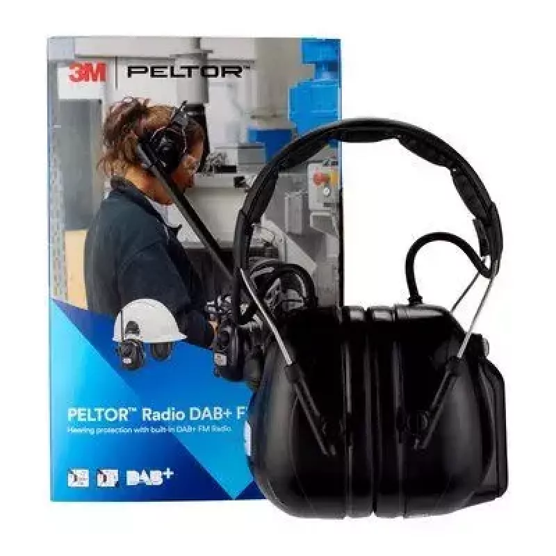 3M HRXD7A-01 austiņas/headset Bezvadu Galvas lente Birojs/Zvanu centrs Melns