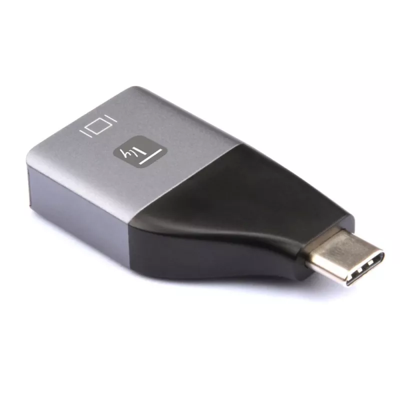 Techly IADAP USBC-DP4K USB grafikas adapteris 3840 x 2160 pikseļi Melns, Sudrabains