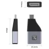 Techly IADAP USBC-DP4K USB grafikas adapteris 3840 x 2160 pikseļi Melns, Sudrabains
