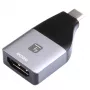 Techly IADAP USBC-HDMI4K USB grafiskais adapteris 4096 x 2160 pikseļi Melna, Sudraba