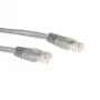 ACT pelēka 3 meter U/UTP CAT5E komutācijas kabelis ar RJ45 savienotājiem