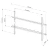 Techly ICA-PLB 162XL TV sienas stiprinājums/statīvs 2,03 m (80 collas) Melns
