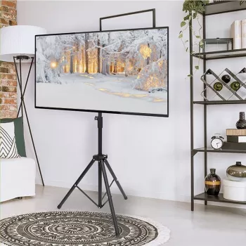 Techly ICA-TR17T izkārtņu displeja stiprinājums 177,8 cm (70 collas) melns