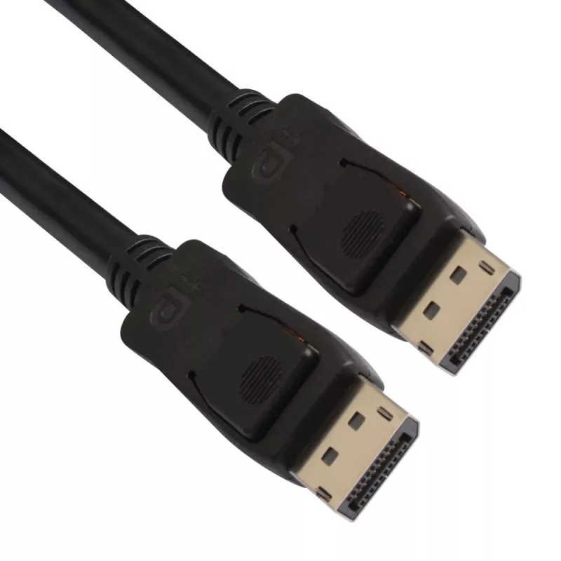 Techly ICOC DSP-A14-010 DisplayPort kabelis 1 m Melns