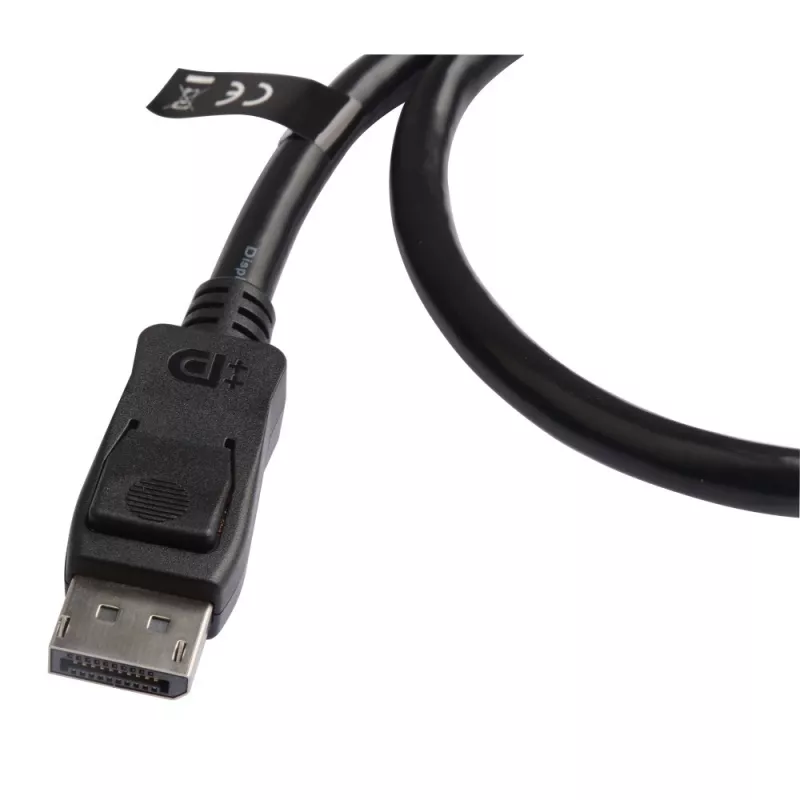 Techly ICOC DSP-A14-010 DisplayPort kabelis 1 m Melns