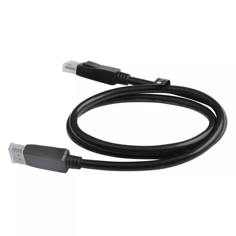 Techly ICOC DSP-A14-010 DisplayPort kabelis 1 m Melns