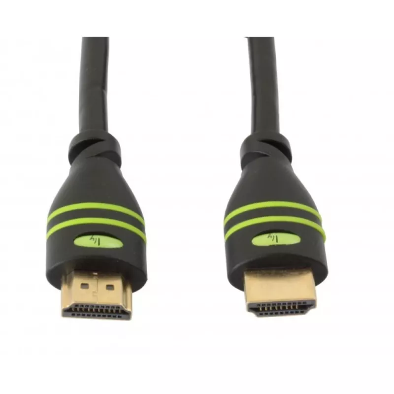 Techly 25m High Speed HDMI kabelis Hook M/M ICOC HDMI-A-250, 25 m, HDMI Type A (Standard), HDMI Type A (Standard), 4096 x 2160 pikseļi, 3D, Melns