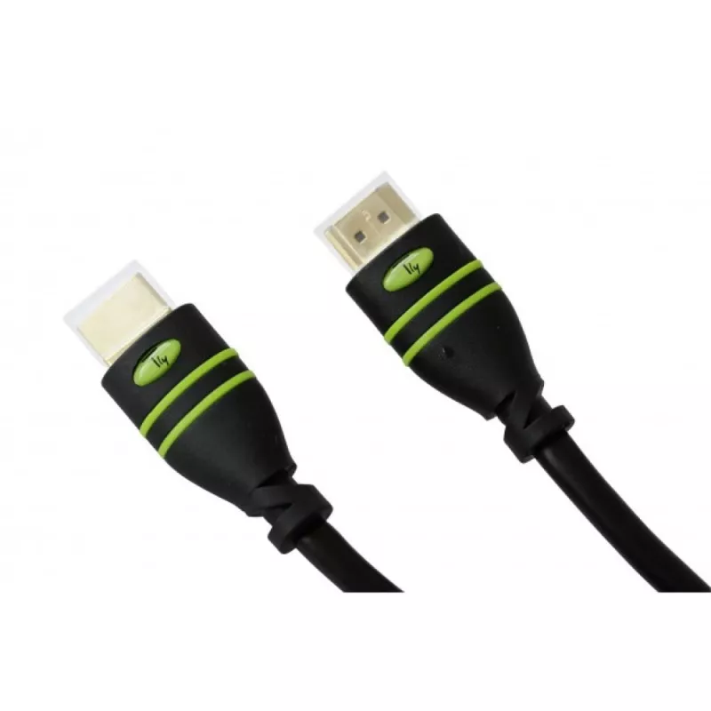 Techly 25m High Speed HDMI kabelis Hook M/M ICOC HDMI-A-250, 25 m, HDMI Type A (Standard), HDMI Type A (Standard), 4096 x 2160 pikseļi, 3D, Melns