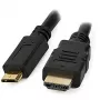 Techly 5m ātrdarbīgs kabelis Mini HDMI uz HDMI vīr. / vīr. melns ICOC HDMI-B-050