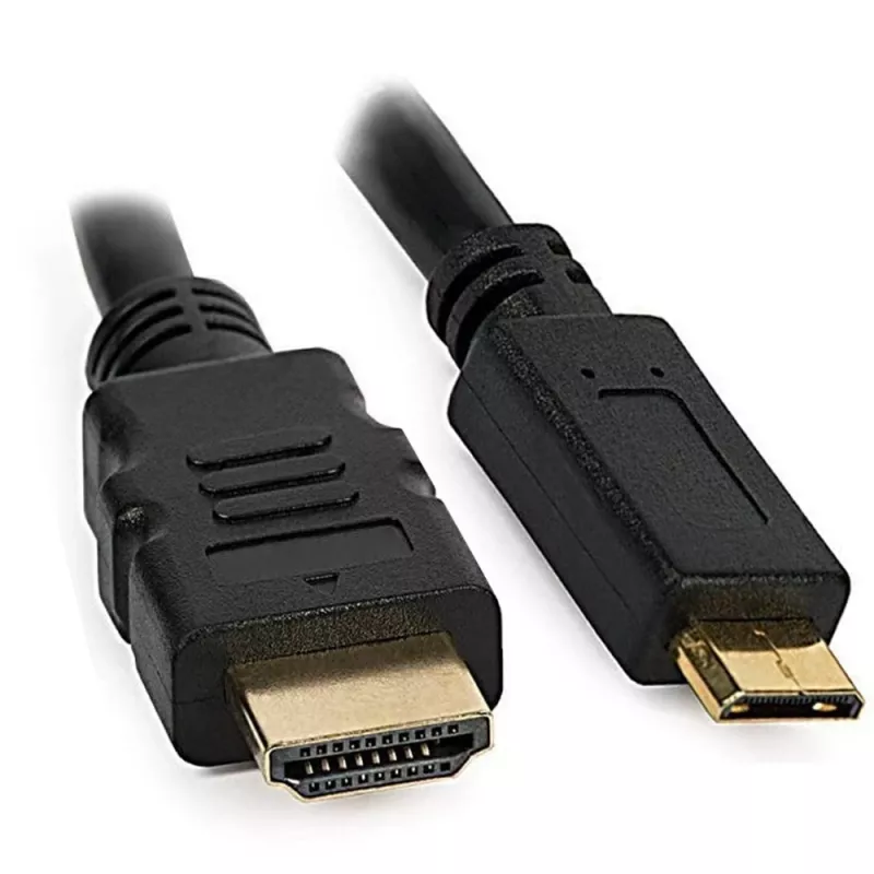 Techly 5m ātrdarbīgs kabelis Mini HDMI uz HDMI vīr. / vīr. melns ICOC HDMI-B-050
