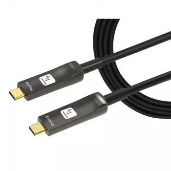 Techly ICOC-U3C-HY-010 USB kabelis 10 m USB C Melns