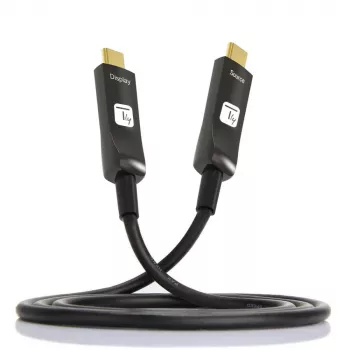 Techly ICOC-U3C-HY-010 USB kabelis 10 m USB C Melns