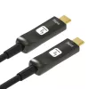 Techly ICOC-U3C-HY-010 USB kabelis 10 m USB C Melns