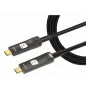 Techly ICOC-U3C-HY-020 USB kabelis 20 m USB C Melns