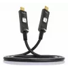 Techly ICOC-U3C-HY-020 USB kabelis 20 m USB C Melns