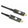 Techly ICOC-U3C-HY-020 USB kabelis 20 m USB C Melns