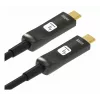Techly ICOC-U3C-HY-020 USB kabelis 20 m USB C Melns