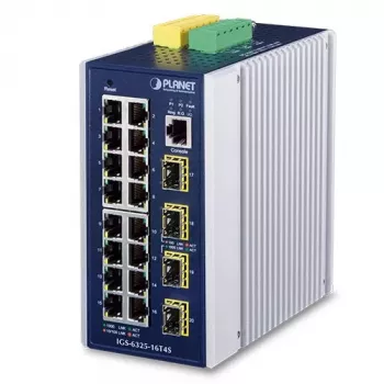 Pārvaldāms L3 Gigabitu Ethernet slēdzis PLANET IGS-6325-16T4S 16 porti