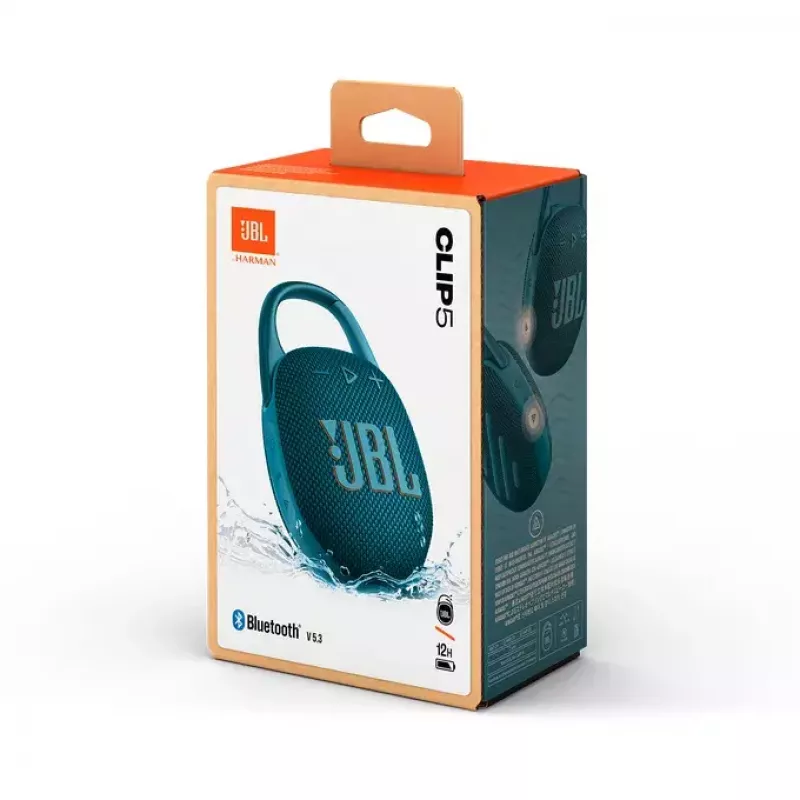 Portatīvais skaļrunis JBL Clip 5 zils