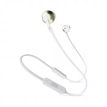 JBL Tune 205BT austiņas Bezvadu Ievietojamās Zvani/Mūzika Bluetooth Šampanietis, Zelts
