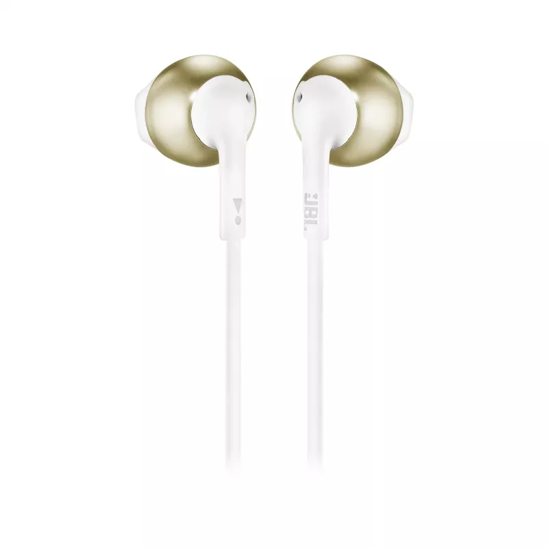 JBL Tune 205BT austiņas Bezvadu Ievietojamās Zvani/Mūzika Bluetooth Šampanietis, Zelts