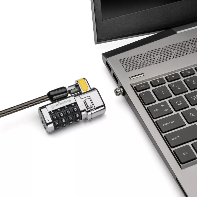 Kensington ClickSafe Universal Combination Laptop Lock – Master Coded