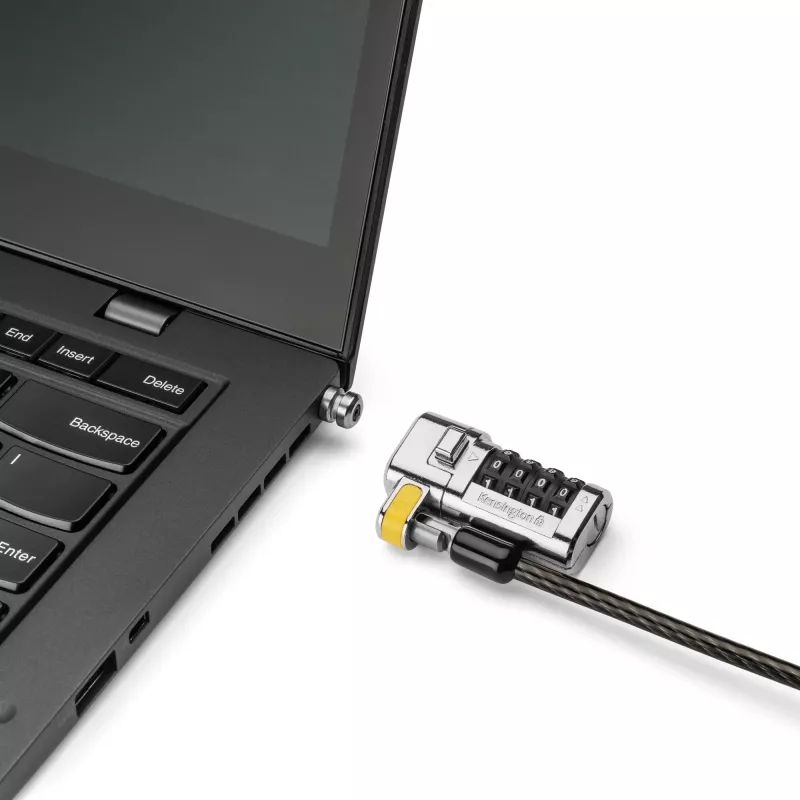 Kensington ClickSafe Universal Combination Laptop Lock – Master Coded
